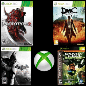 Combo 4 Jogos Xbox 360 - MIDIA DIGITAL